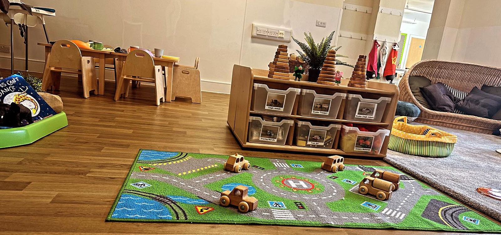 Children's play mat in one of our sites
